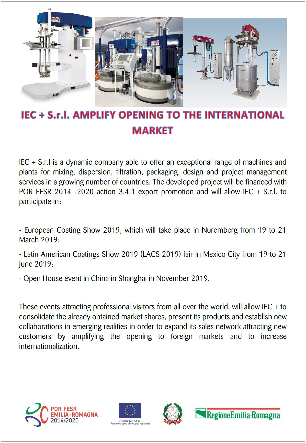 News - IEC+ - Engineering Values